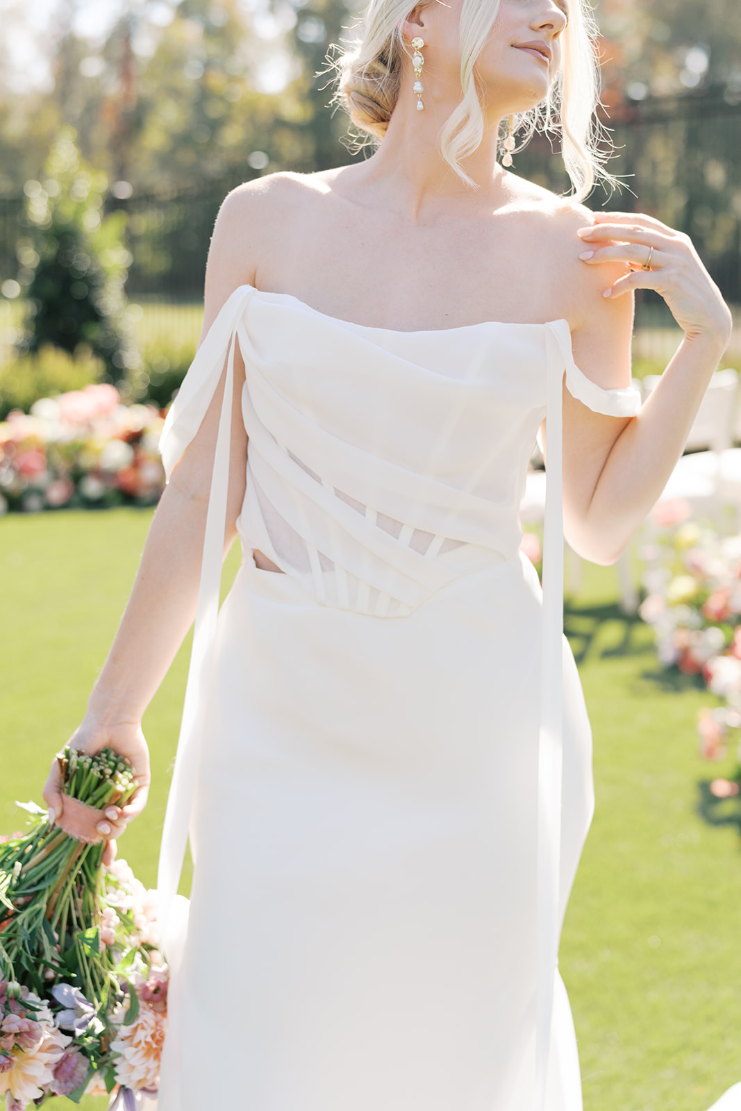 Darcy wedding gown by Saint Bridal from a&be raleigh