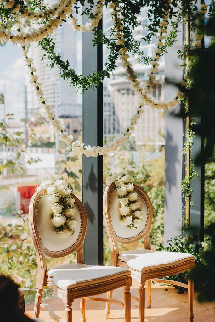 indian fusion wedding ceremony decor 